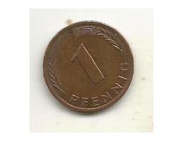 Germany 1 pfennig, 1991 Mintmark D (x)