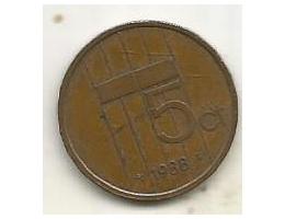 Netherlands 5 cents, 1988 (x)