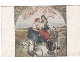 POŠTOVNA BÍLÁ =BESKYDY=mal.J.MANES  =rok1928*c10078