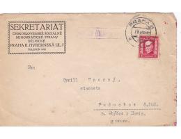 POŠTOVNA PADOCHOV= ZBÝŠOV U BRNA =rok1928*c10252