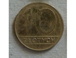 Polsko 10 zlotých 1989