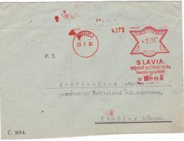 BRNO FRANKOTYP SLAVIA=CUKROVAR NĚMČICE=rok1936*c14539