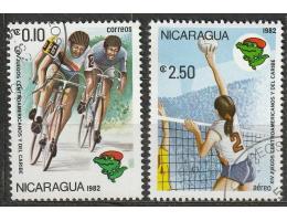 Nikaragua o Mi.2272,2276 Sport - Středoamerické hry /mku
