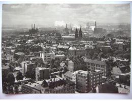 Ostrava celk. pohled strojové razítko spartakiáda 1960