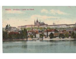 PRAHA  HRADČANY  VLTAVA 1915 BEZ NAKL.  °PB499