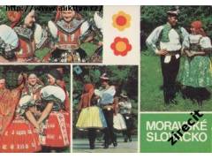 Velikonoční pohlednice - Kroje Moravské Slovácko