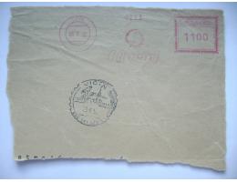 Jičín Agrostroj FRANKOTYP, raz. 650 let města 1302-1952