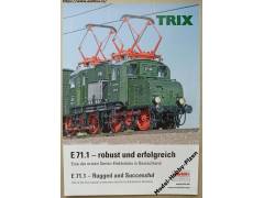 Trix katalog 2022 plakát Lokomotivy 1:87 a další
