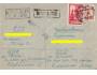 SSSR 1959 R dopis z Tbilisi do ČSR vyplacený zn. Kreml 1 rub