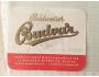 Budvar - Budweiser - export Francie - pivní etiketa