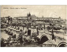 Praha Karlův most ,prošlá,E/61