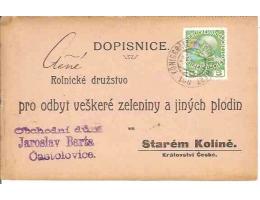 VLAK.POŠTA/vlp.KONIGGRATZ-WILDENSCHWERT /r1911/*fa30