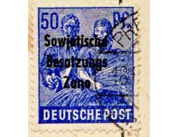Německo-sov.zóna o Mi.0194 Spol.vydání s přetiskem