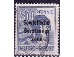 Německo-sov.zóna o Mi.0196 Spol.vydání s přetiskem