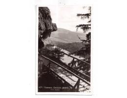 ŠUMAVA  ČERTOVO JEZERO r.1937 VLAKOVKA FOTO SEIDEL °53806CH