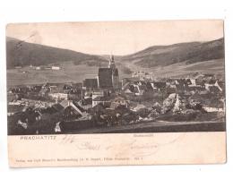 ŠUMAVA  PRACHATICE NÁKL. MAASCH´S BAYER  č. 1 r.1904 °53807K