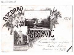 ŠEŠOVICE  KUPECKÝ ZÁVOD KAPLIČKA NÁKL. ZUNA  r.1900  °53826G