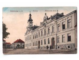 ČELAKOVICE RADNICE ŠKOLA  NÁKL. JILOVSKÝ cca r.1913  °53826R