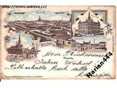 PROSTĚJOV =LITOGRAFIE/DLOUHÁ ADRESA/rok1898/*Mv212