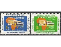 OSN N.Y. **Mi.0109-10 Hospodářská komise pro Afriku (ECA)
