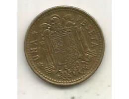 Spain 1 peseta, 1966, 68 inside the star (A19)