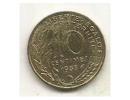France 10 centimes, 1985 (A19)