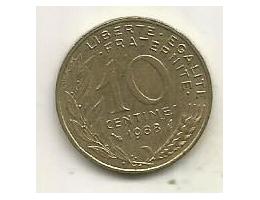 France 10 centimes, 1988 (A19)