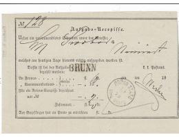 BRÜNN =TEČKY NAD U=BRNO =RECEPIS=rok1873*c9251