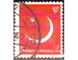 Pákistán 1956 Měsíc a hvězda, znak Pákistánu, Michel č.83 ra