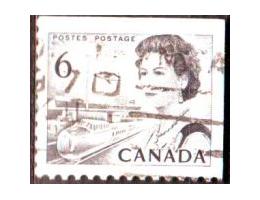 Kanada 1970 Královna Alžběta II., Michel č.447 IIDGx raz.