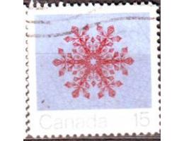 Kanada 1971 Vánoce, sněhová vločka, Michel č.491x raz.