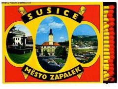Šumava Sušice zápalky kresba E. Havlíčková c18