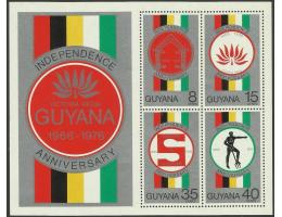 Guyana 1976 č.239-242, vlajka