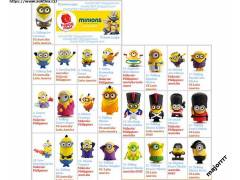 Happy Meal, 10ks Minions 2015, Mimoni od MC Donalds