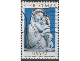USA o Mi.1778 Vánoce 1985 - madona /K
