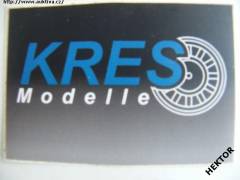 Samolepka výrobce modelů KRES *361