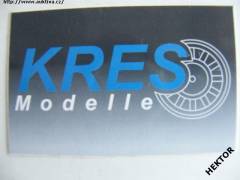 Samolepka výrobce modelů KRES *363