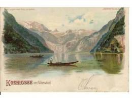 KOENIGSEE / NĚMECKO/ LITOGRAFIE /r1899*kc275