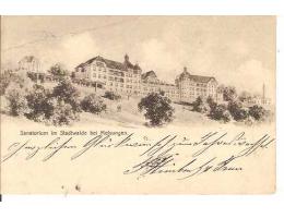 SANATORIUM IM STADTWALDE / NĚMECKO /r1904*kc283
