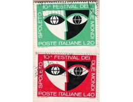 Itálie 1967 Divadelní festinal Spoleto, Michel č.1235-6 raz