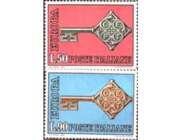 Itálie 1968 Europa CEPT, klíč, Michel č.1272-3 **