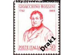 Itálie 1968 Gioacchino Rossini, skladatel, Michel č.1282 **