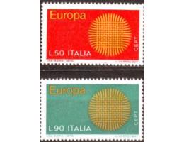 Itálie 1970 Europa CEPT, Michel č.1309-10 **