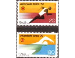 Itálie 1970 Universiáda Torino, Michel č.1312-3 **