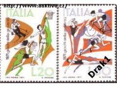 Itálie 1971 Sportovní hry mládeže, Michel č.1341-2 **