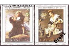 Itálie 1978 Italské malířství, Michel č.1621-2 **