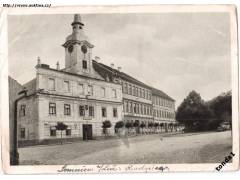 Lomnice nad Nežárkou radnice r.1940 okr. JH °53678
