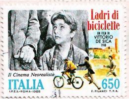 Itálie 1988 Slavný film Zloději kol, Michel č.2060 raz.