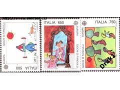 Itálie 1989 Europa CEPT, Dětské hry, Michel č.2078-80 **