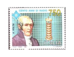 Itálie 1992 Alessandro Volta, 100 let rádia, Michel č.2205 *